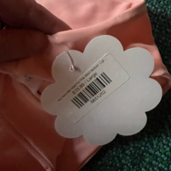 Shop Hopes Pink Ruffle High Waist Bikini Large Bottom/Medium Top - Picture 9 of 11